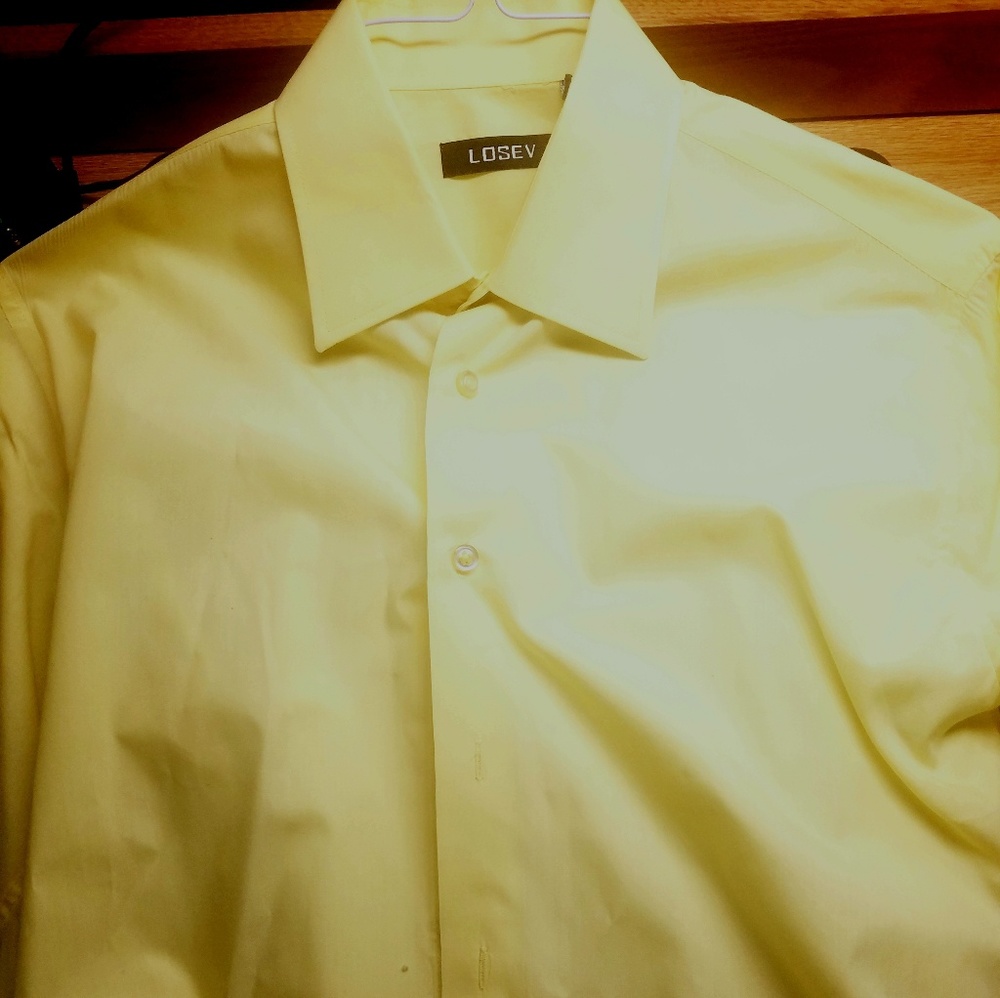 Losev Yellow Dress Shirt